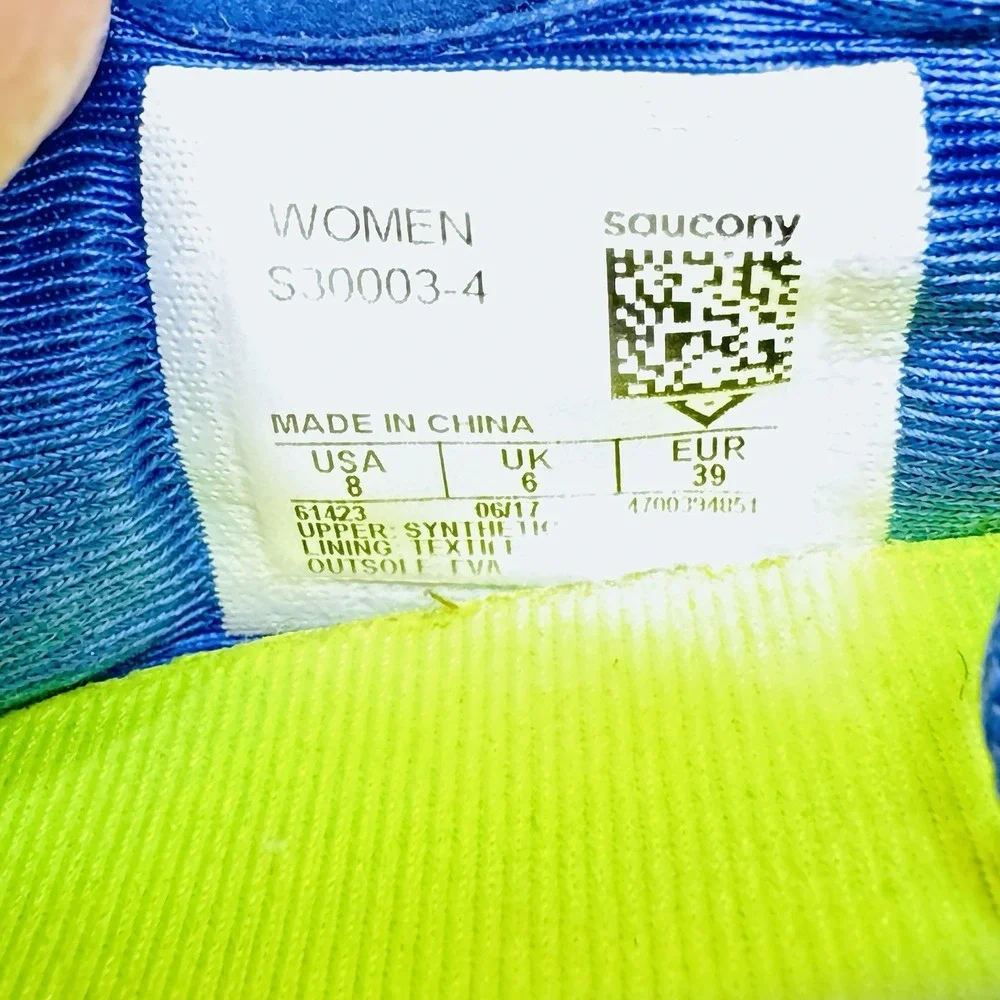 Saucony Swivel Running Shoes Womens 8 Blue Lightweight Athletic Sneakers